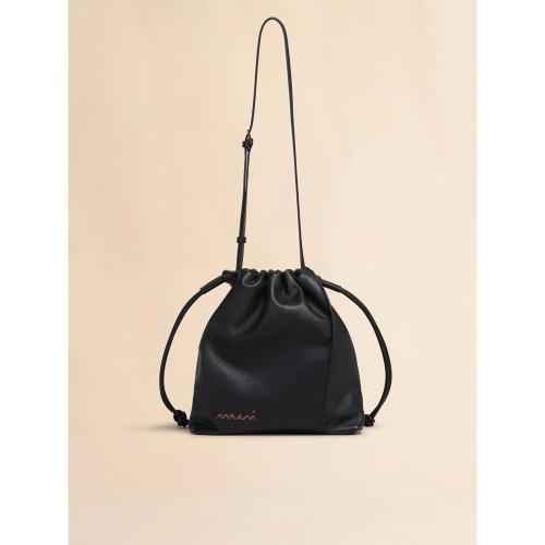 SCRUNCHIE ドローストリングミディアムショルダーバッグ