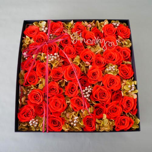 【母の日】プリザーブドフラワー Red