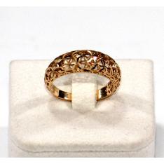 K18YGデザインリング