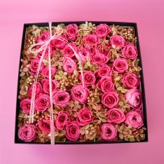 【母の日】プリザーブドフラワー Pink