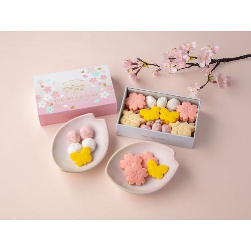 【ホワイトデー】ヨーグルトさくらクッキー缶小