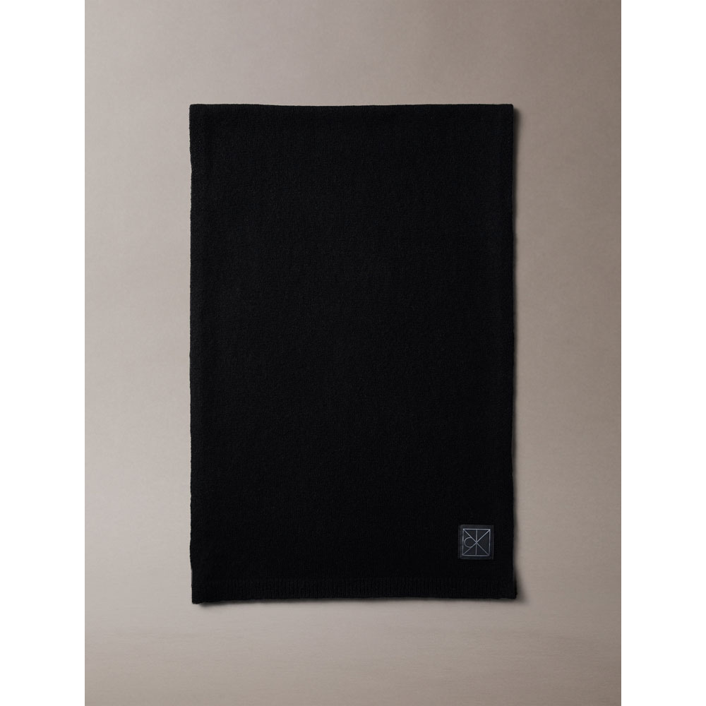 エンブレムロゴカシミヤマフラー