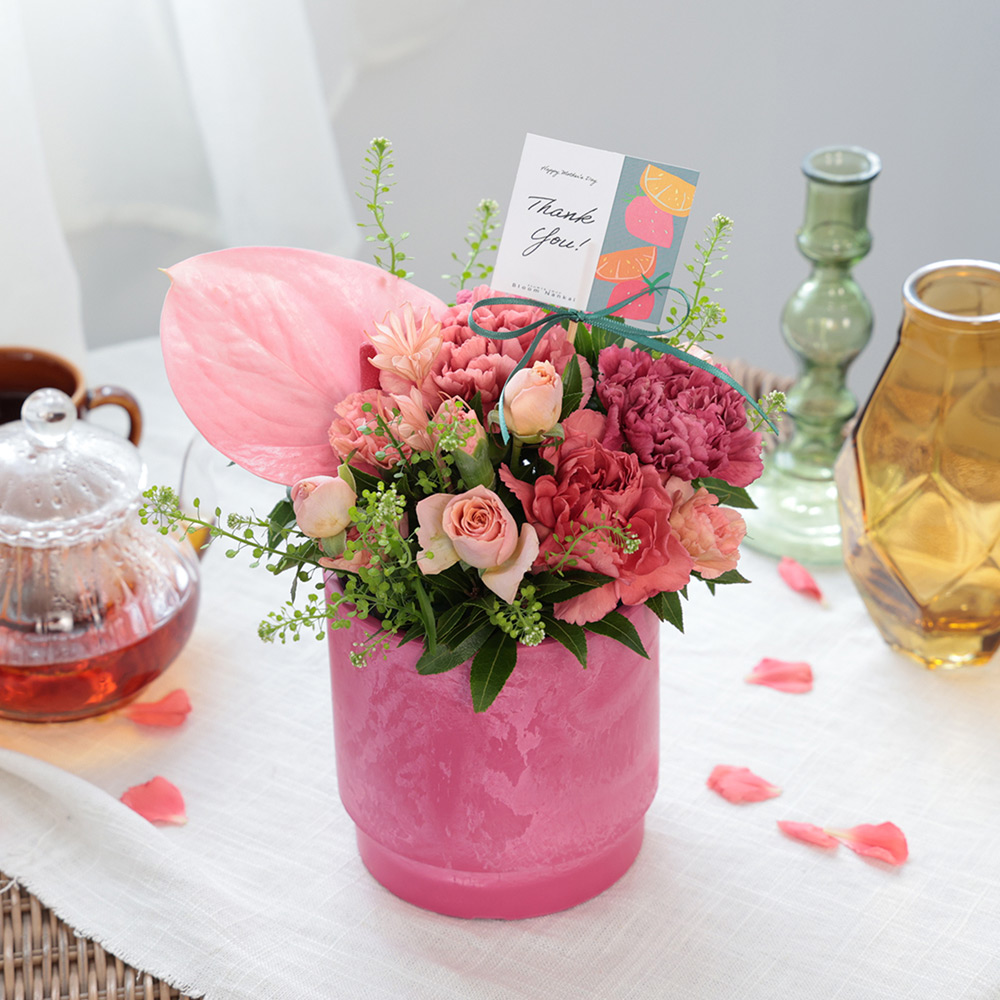 【母の日】生花アレンジメント「ベリーベリーパフェ」M