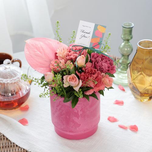 【母の日】生花アレンジメント「ベリーベリーパフェ」M