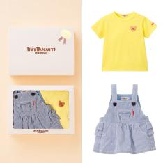 ジャンパースカート&Tシャツセット 80→100ｃｍ