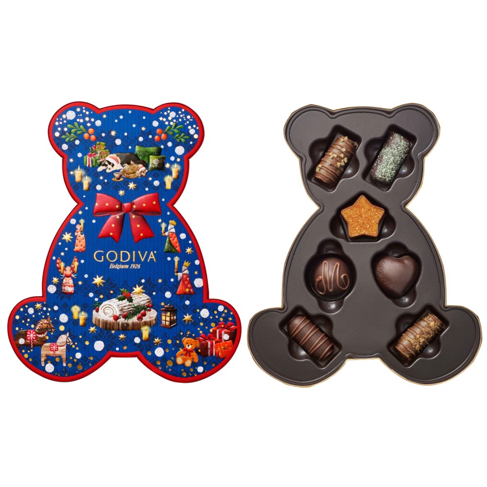 ゴディバ ブッシュ ド ノエル ベア セレクション 7粒入