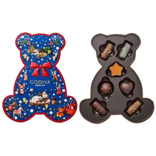 ゴディバ ブッシュ ド ノエル ベア セレクション 7粒入