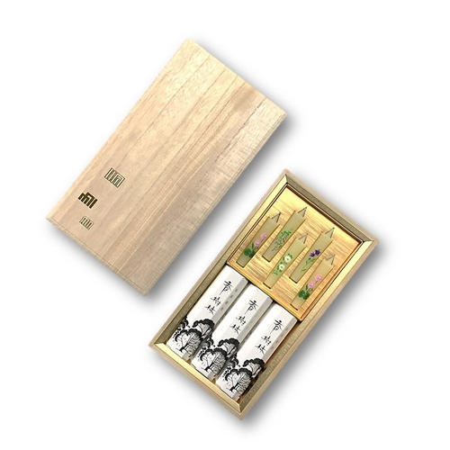 香樹林二種香・蜜蝋セット(桐箱入り)