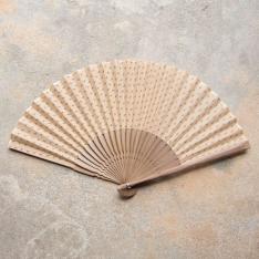 扇子 （十字絣 ）