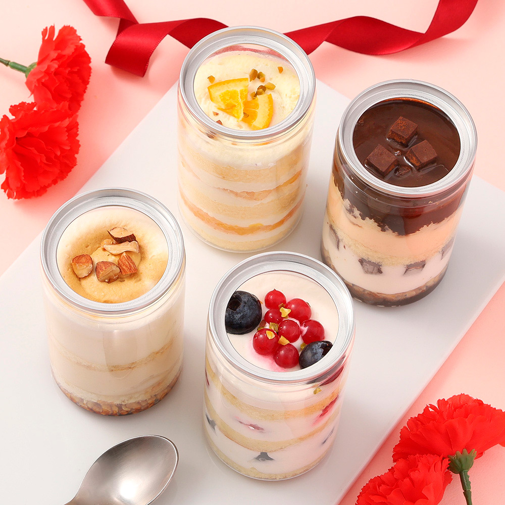 【母の日】白金グラスケーキ　母の日4種アソート