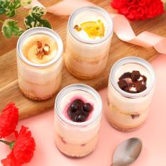 【母の日】白金レアチーズグラスケーキ　4種アソート