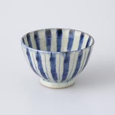 美濃焼　澤窯可児一広　染十草　飯碗