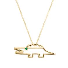 COCODRILO エメラルド ネックレス