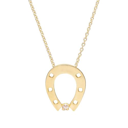 HORSESHOE ダイヤモンド ネックレス