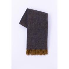 ウールストール ZIGZAG ダークブラウン