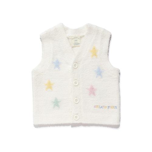 ［BABY］エアリーモコカラフルスターベスト 70→80cm