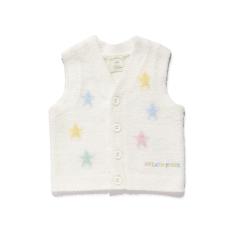 ［BABY］エアリーモコカラフルスターベスト 70→80cm