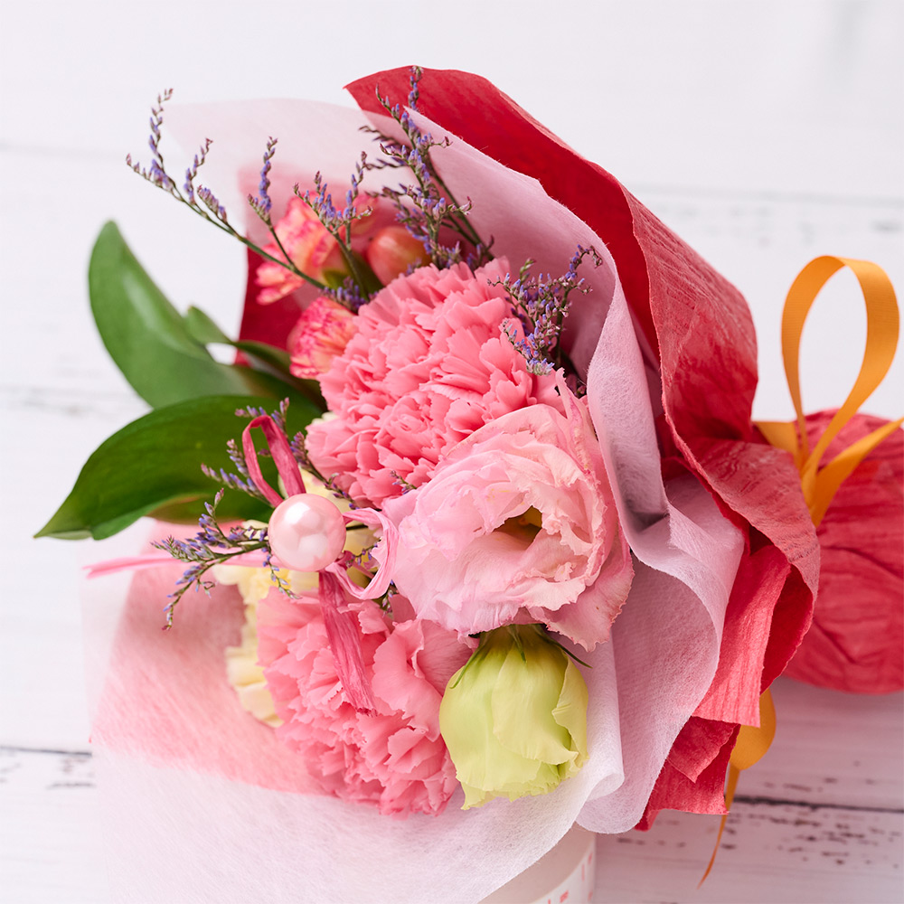 【母の日】生花花束「優華（ゆうか）」