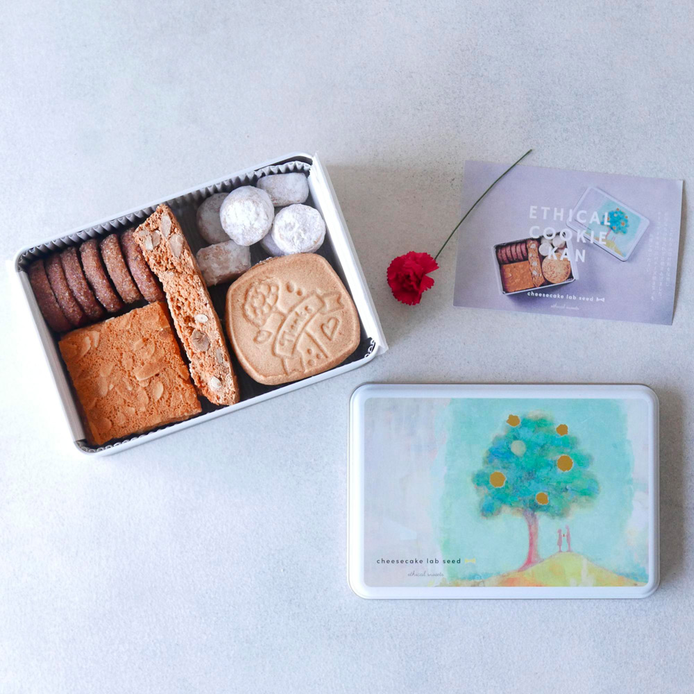 【母の日】Mother’s dayのエシカルクッキー缶