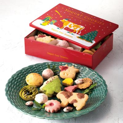 〈ヨーグルトフォーシーズンズ〉ヨーグルトクリスマスクッキー缶