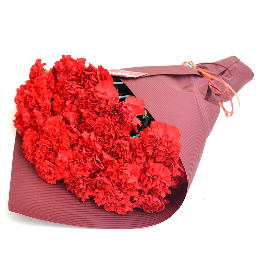 【母の日】赤いカーネーション50本の花束