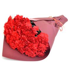 【母の日】赤いカーネーション50本の花束