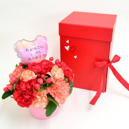 【母の日】ステージボックスアレンジ レッドボックス入り
