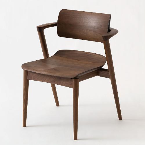 〈SEOTO-EX〉セミアームチェア（板座）