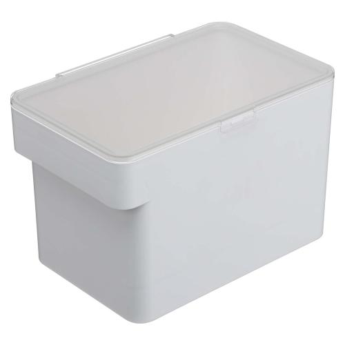 ＜tower＞密閉 シンク下米びつ  5kg 計量カップ付 タワー （ホワイト）