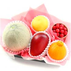 【母の日】＜国産マンゴー・さくらんぼ・メロン＞フルーツギフトC