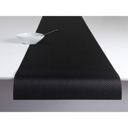 テーブルランナー Basketweave(Black) ギフト箱なし/ギフト箱入り