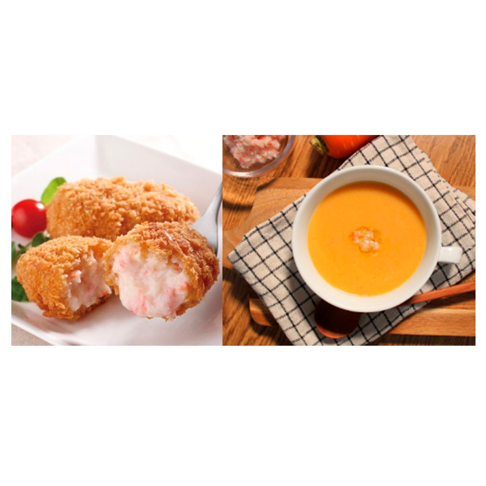 【母の日】山陰ごほうびかにクリームコロッケ＆国産紅ずわいがにのポタージュ