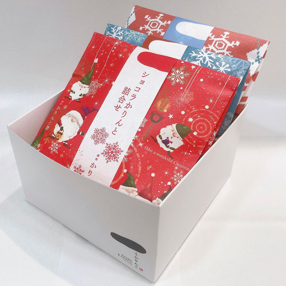 【クリスマス】クリスマス限定かりんと3袋ギフトセット