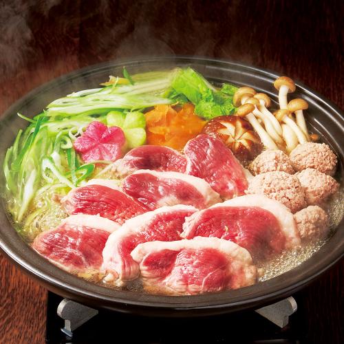 〈黒門市場　新魚栄〉河内鴨鍋セット