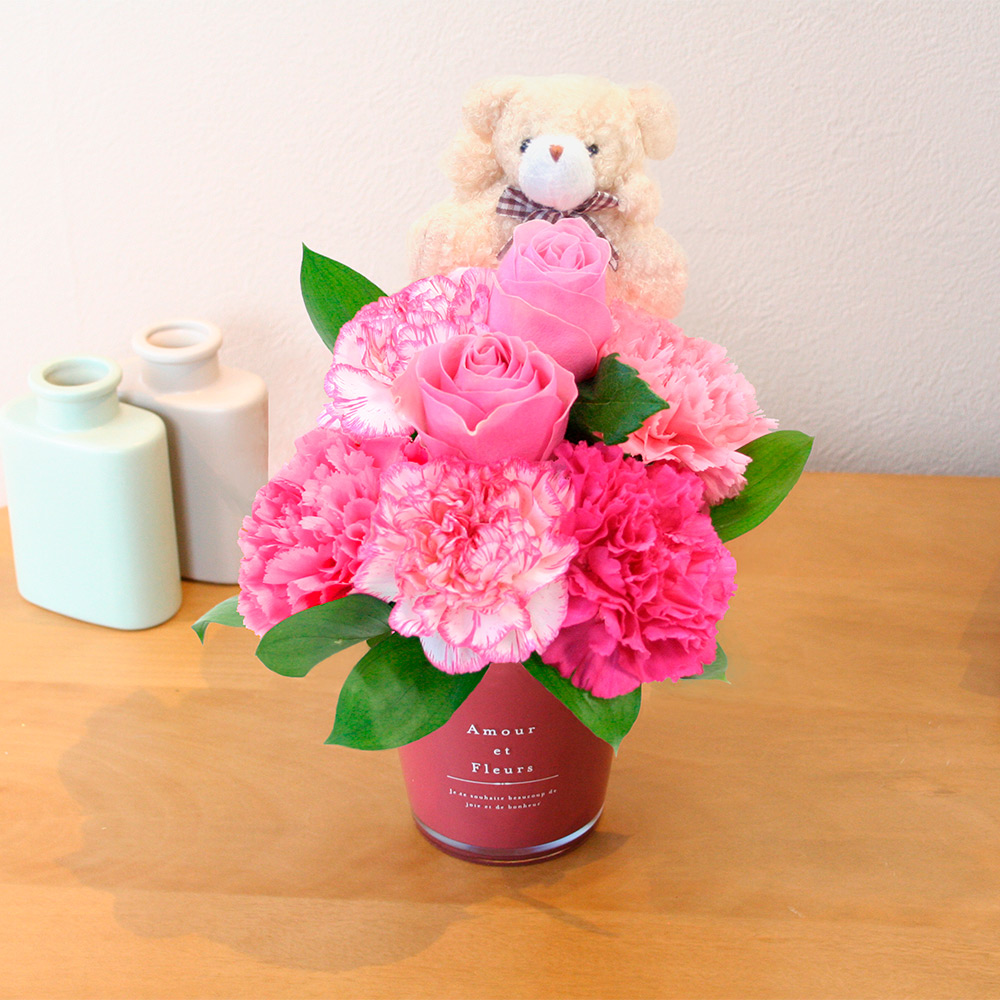 【母の日】アレンジメント　LOVEMOM