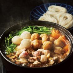 〈秋田・寛文五年堂〉いなにわうどん・比内地鶏鍋
