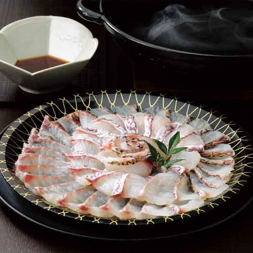 〈三重おわせ久喜〉活〆真鯛しゃぶしゃぶ