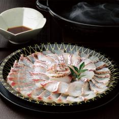 〈三重おわせ久喜〉活〆真鯛しゃぶしゃぶ
