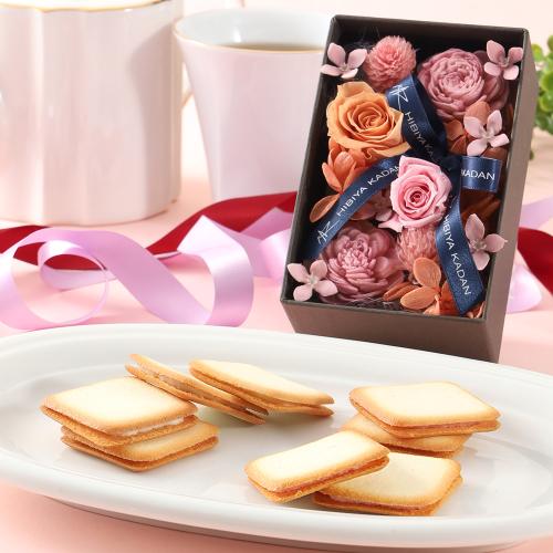 【母の日】プリザーブドフラワー＆銀座フルーツラング