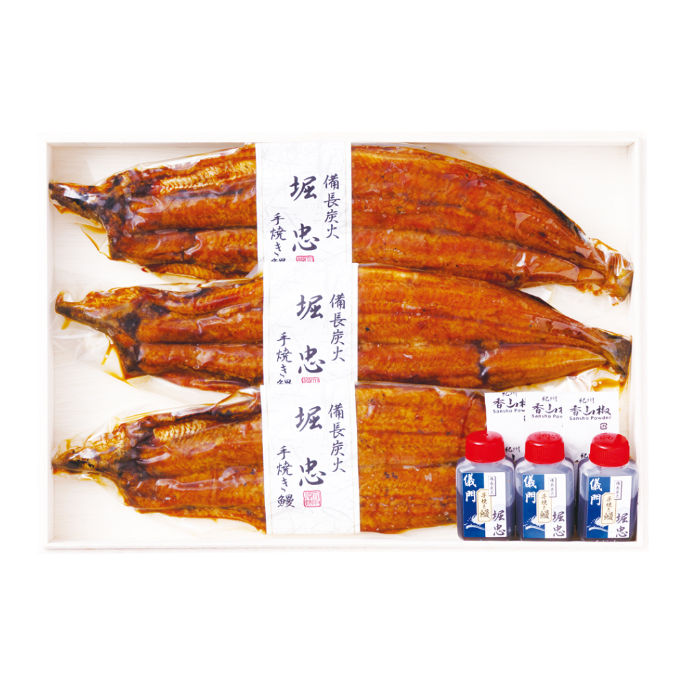 〈炭火手焼き鰻　堀忠〉なにわの名工職人の炭火手焼き艶うなぎ