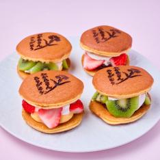 【母の日】永久堂のフルーツ生どら（いちご・キウイ）※掛け紙付