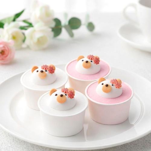 【母の日】母の日のプチケーキ（お花のしろくま）（米粉・豆乳使用）