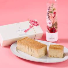 【母の日】チーズケーキ オ テ＆プリザーブドフラワー