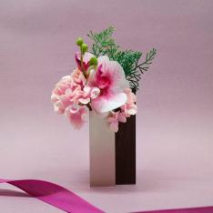 MUKU　柱　M　くるみ　アートフラワーセット（蘭ペール）