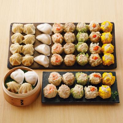 〈横浜中華街・重慶飯店〉汽笛　点心セット7種