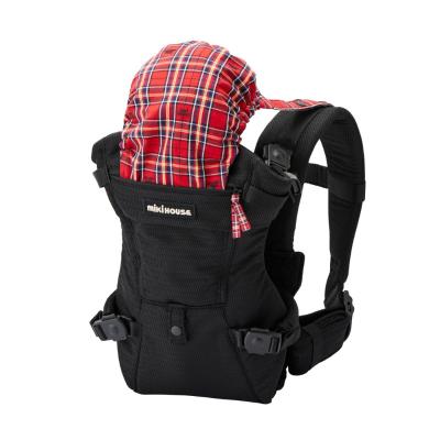 美品　ポグネー　ミキハウス別注　抱っこ紐 ブラックグレー 美品 ポグネー ミキハウス別注 抱っこ紐 ブラックグレー