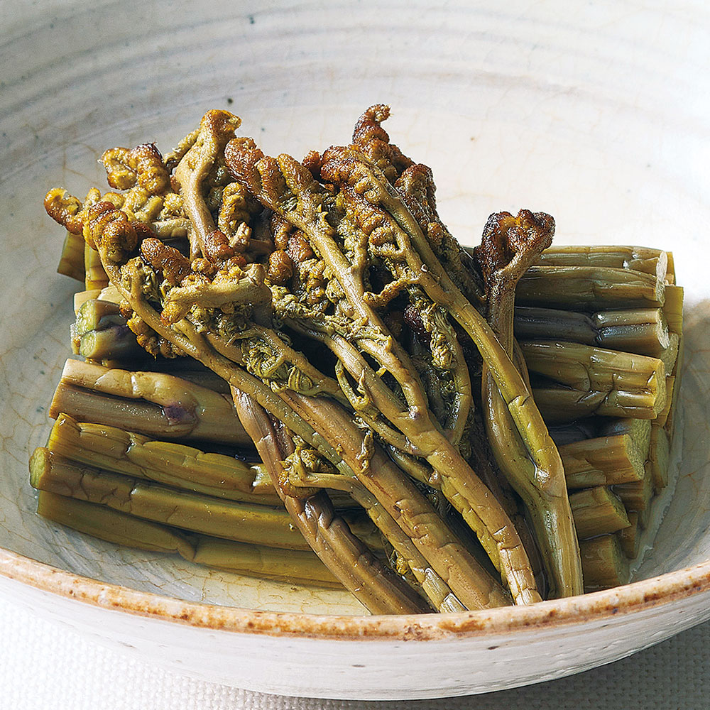 天然わらびのおひたし