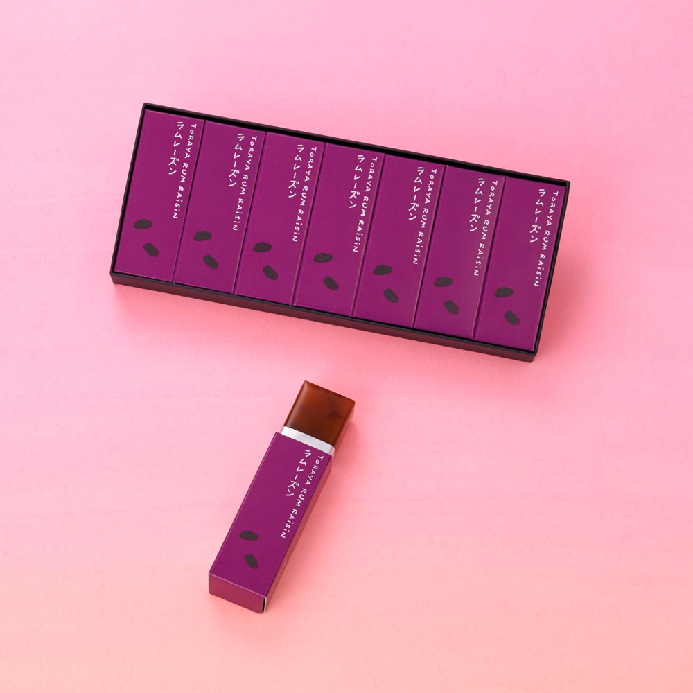 小形羊羹ラムレーズン7本入