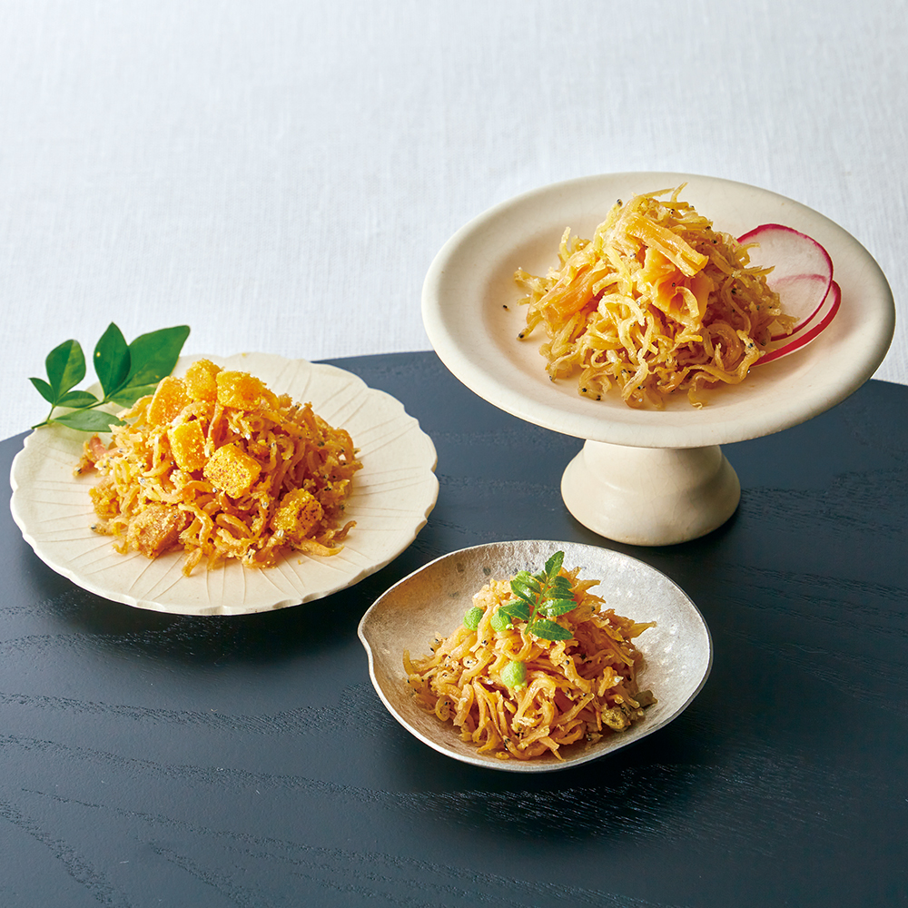 〈京料理　かじ〉京御所ちりめん詰合せ
