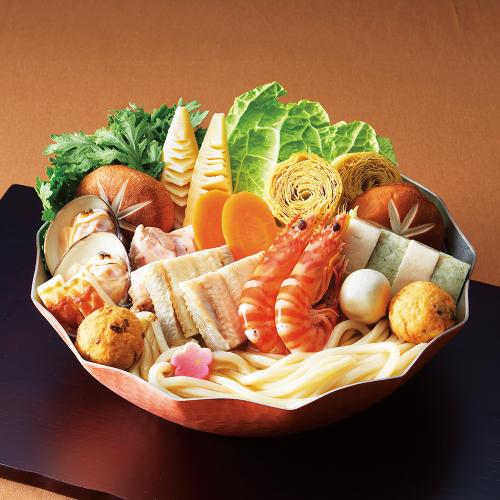 〈京都・権太呂〉京風うどんすき権太呂なべ